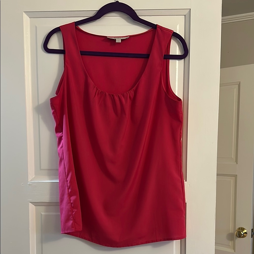 LOFT Pink Sleeveless Tank Top